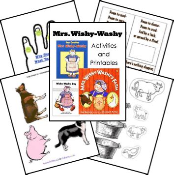 Mrs. Wishy Washy Activities & Printables (Free!) - Homeschool Share