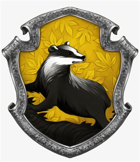 51 Hufflepuff Crest Transparent - Hufflepuff House - Free Transparent ...