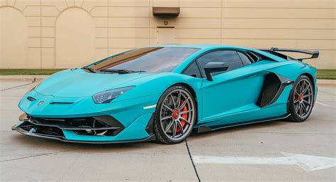 Bright Blue Lamborghini Aventador SVJ Is Just About Perfect | Carscoops