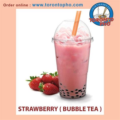 Strawberry bubble tea is a must-try sweet blend always served fresh ...