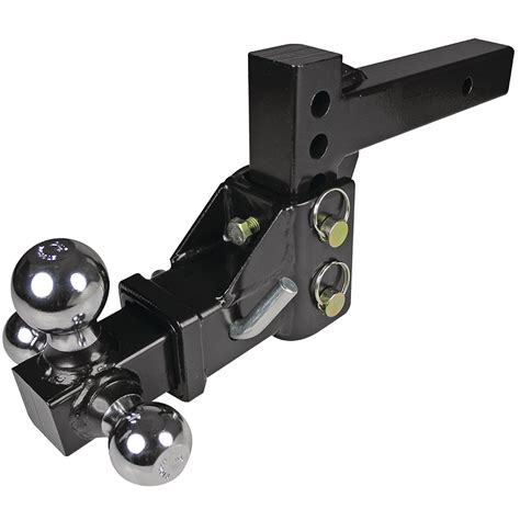 FulTyme RV 1040 Adjustable Tri-Ball Trailer Hitch with 4.79" Drop ...