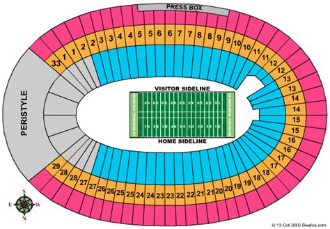 All Over The World: LA Coliseum Seating Chart