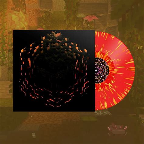 Minecraft Volume Beta- C418 Fire Splatter Vinyl LP — Vertigo Vinyl