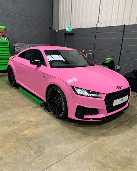 Eye-catching pink car wrap for Audi TT - Go-Tints | Window Tinting in ...