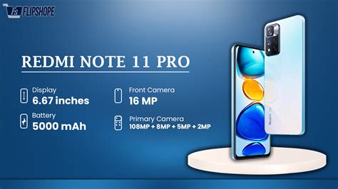 Redmi Note 11 Pro Specifications | Good specs at affordable price