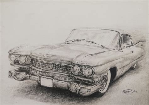 Classic Car Drawing : Classic Cars On Behance | Leadrisers