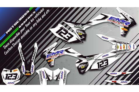 DRZ 400 Motocross Custom Graphics