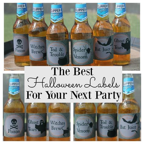 The Best Halloween Labels For Your Next Party