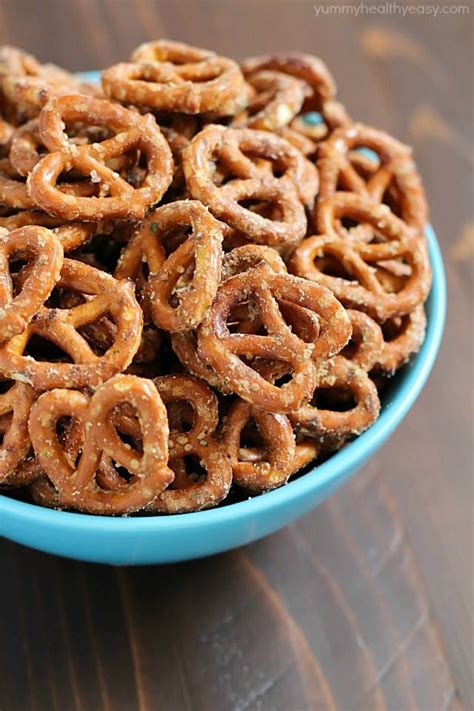 Easy Ranch Pretzels - Yummy Healthy Easy