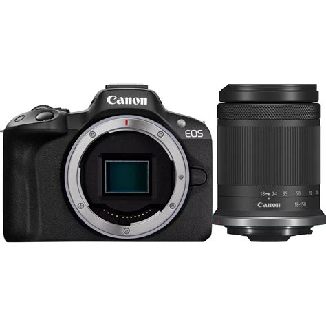 Canon EOS R50 Kit with (RF 18-150mm) (Black) - Tech Cart