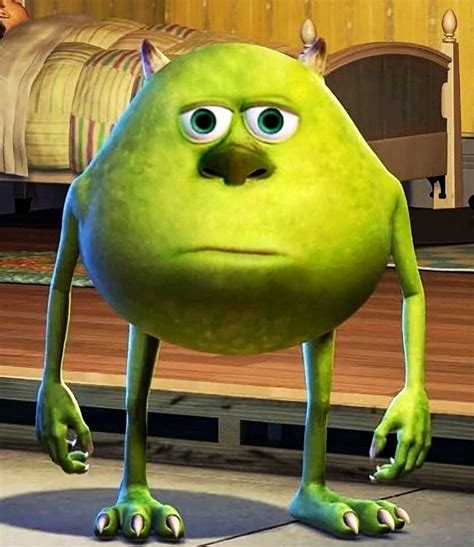 Mike Wazowski Meme Template