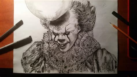 Sketch Pennywise Drawing