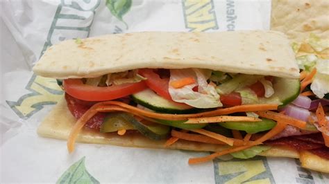 Snacking Bear: Subway Flatbread