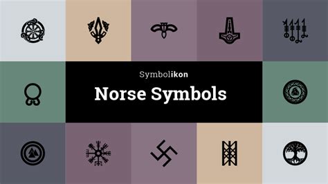 Norse Symbols - Norse Meanings - Graphic and Meanings of Norse Symbols