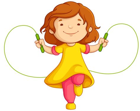 Clipart girl jumping rope, Clipart girl jumping rope Transparent FREE ...