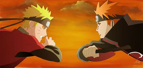 When does the naruto vs pain fight start - powensam