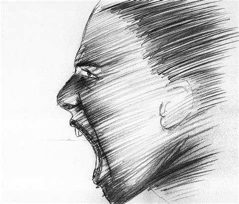 Screaming your anger | Anger art, Abstract sketches, Abstract pencil ...