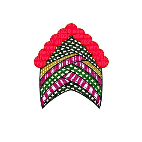 Hmong Hat for Women Plaid Red Pom Pom Top Hat SVG PNG JPG - Etsy