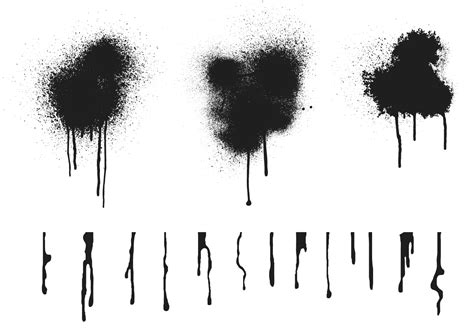 Spraypaint Drip Vectors - Download Free Vector Art, Stock Graphics & Images