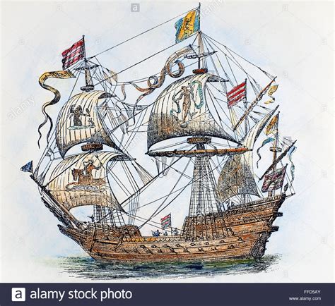 Galleon Drawing at GetDrawings | Free download