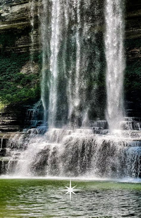 Paddle to 80' Fancher Falls Waterfall on Center Hill Lake in Tennessee ...