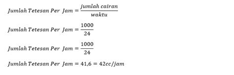 Latihan Soal Contoh Soal Menghitung Tetesan Infus Guru Paud - Riset