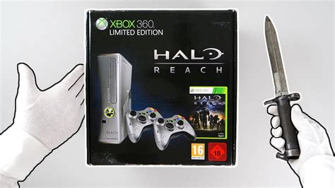 Xbox 360 "HALO REACH" Limited Edition Console Unboxing + Legendary ...