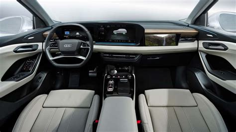 2025 Audi Q6 E-Tron Interior Revealed With Front Passenger Display