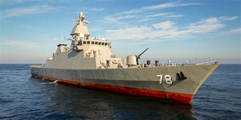 A new Iranian warship adds to the quiet naval buildup on the world's ...