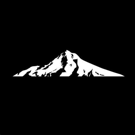 "In The (Mt) Hood" - Decal | Oregon tattoo, Mountain illustration ...