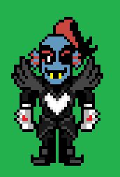 Undertale Undyne the Undying | Ingame Sprite by Frank-Lannegrace on ...