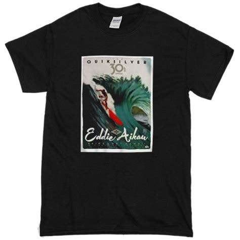 Eddie Aikau Poster Quiksilver T-Shirt