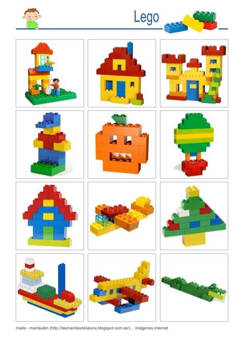 LEGO - construcciones básicas | Lego basic, Lego for kids, Lego challenge