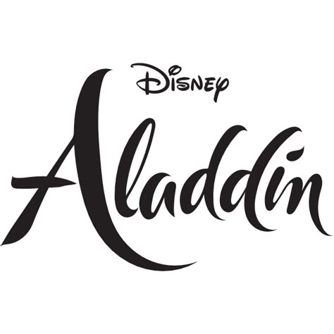 Aladdin 2019 Logo Black Download png