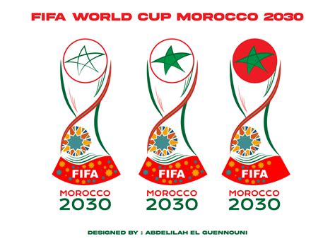 FIFA WORLD CUP MOROCCO 2030 LOGO DESIGN by ABDELILAH EL-GUENNOUNI on ...