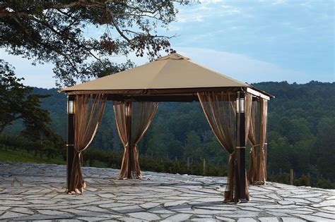 Grand Resort 10x12 lighted Audio Gazebo *Limited Availability - Outdoor ...