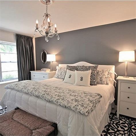 99 White And Grey Master Bedroom Interior Design 57 | Gray master ...