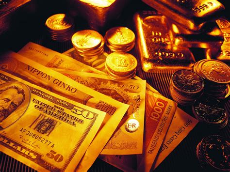 Money And Gold Bars HD Wallpapers | Wallpaper Hd Black