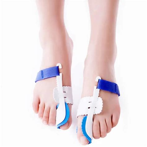 APTOCO 2Pcs Big Toe Separator Corrector Straightener Bunion Splint Toe ...