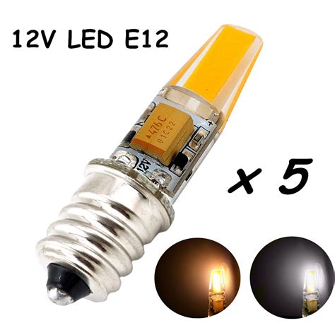 12V E12 LED Light Bulb 2 Watt 200lm Omnidirectional Candelabra Bulb E12 ...