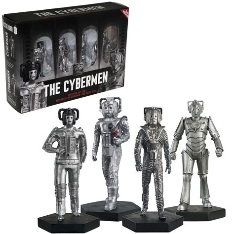 Doctor Who Figure The Cybermen Eaglemoss Evolution Set #2 Box Set #5 ...