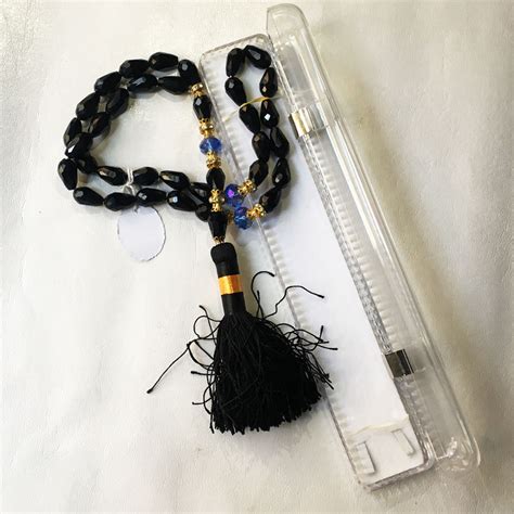 Buy Black Zircon 33 Beads Tasbih | Zikr Tasbeeh (Best For Gift) TS-72 ...