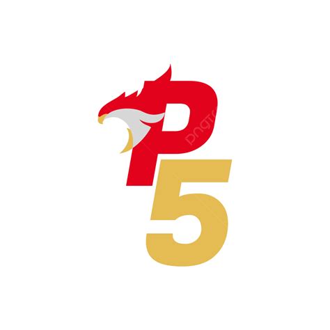 Project P5 Logo Only Gold Red Official Vector, P5, Project P5 ...