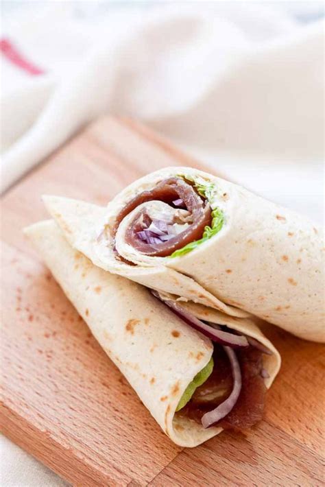 How To Make Tuna Wrap {fast recipe} - The Tortilla Channel