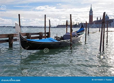 Traditional Venetian Gondola Stock Image - Image of cityscape, italian ...