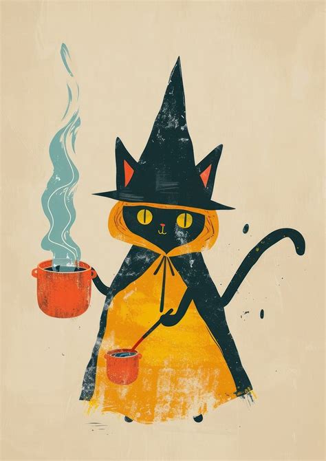 Cat wear wizard costume animal | Free Photo Illustration - rawpixel