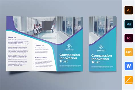 Medical Clinic Brochure Trifold (436924) | Brochures | Design Bundles ...