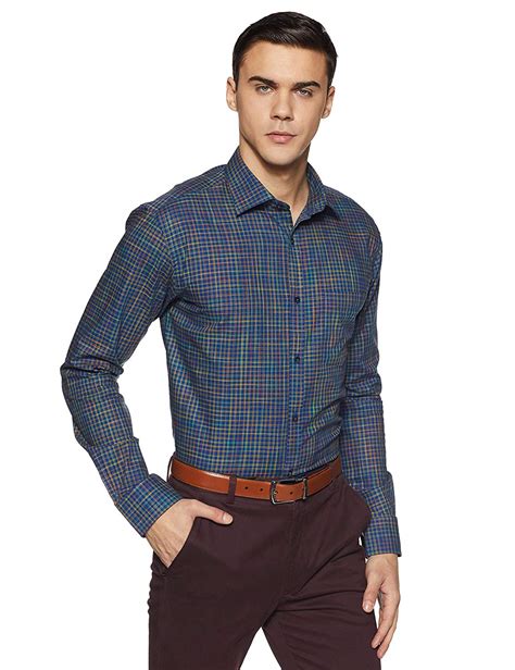 Park Avenue Men's Plain Slim Fit Formal Shirt - Guys World