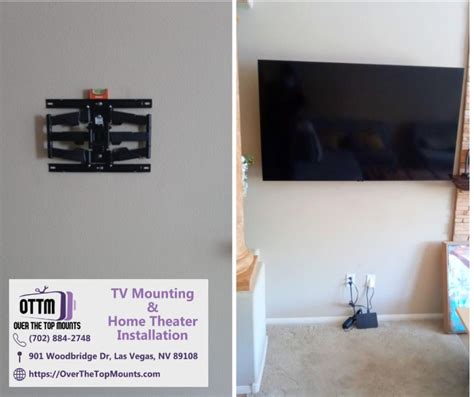 65 Inch Tv Wall Mount Full Motion in Las Vegas - Over The Top Mounts