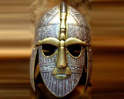 Medieval Sutton Hoo Anglo Saxon Helmet Viking Armor Authentic Museum ...